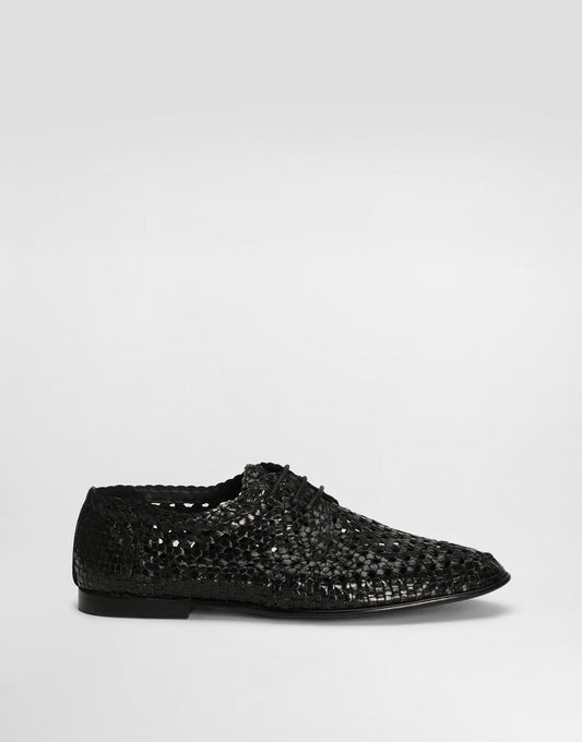 Zapatos Derby de Piel de Cabra Pulida