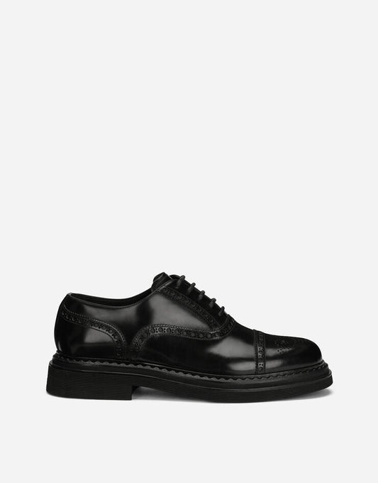 Zapatos Oxford de piel de becerro cepillada