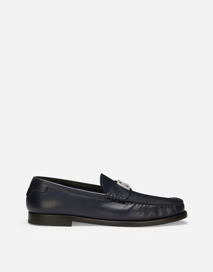 Mocasines de piel de becerro cepillada