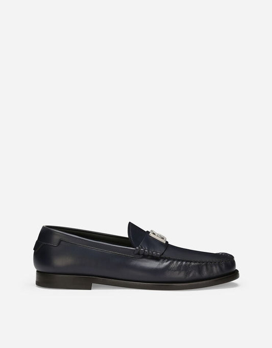 Mocasines de piel de becerro cepillada