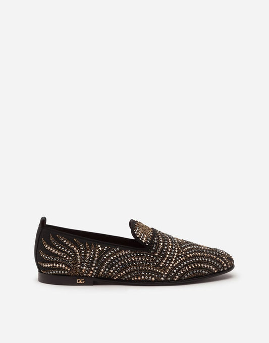 Zapatillas de Terciopelo con Cristales