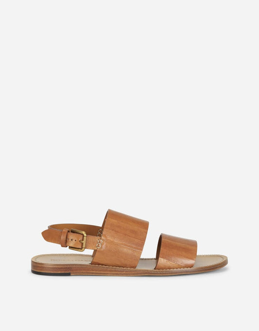 Sandalias Panteón de piel de anguila