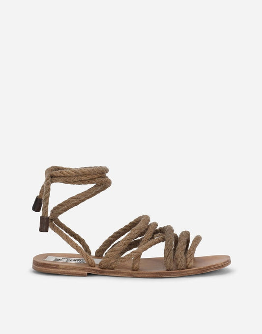 Sandalias con cordones