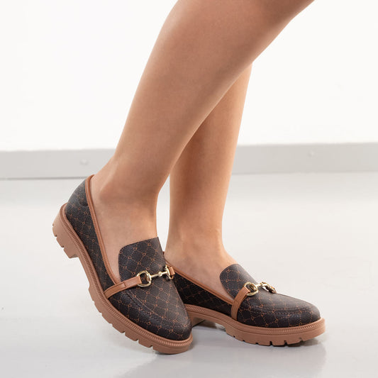 Sapato Mocassim Beira Rio Feminino em Marrom Café