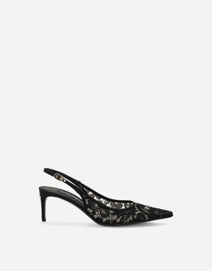 Tacchi Slingback in pizzo