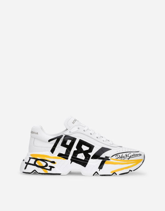 Sneakers Daymaster in pelle di vitello e nappa