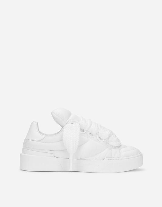 Dolce & Gabbana New Roma Sneakers in nylon bianco