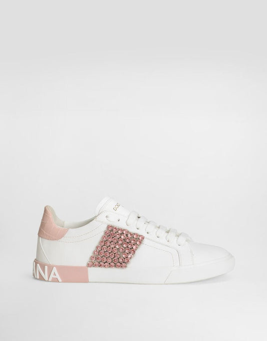 Sneakers Portofino in pelle di vitello vintage