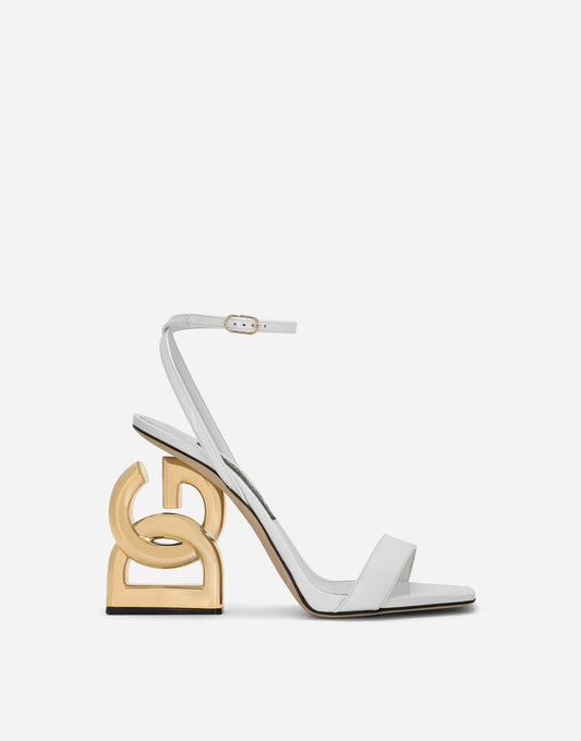 Sandalias de charol de 3,5 pulgadas