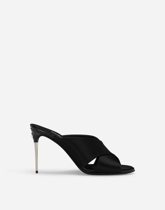 Mules in raso