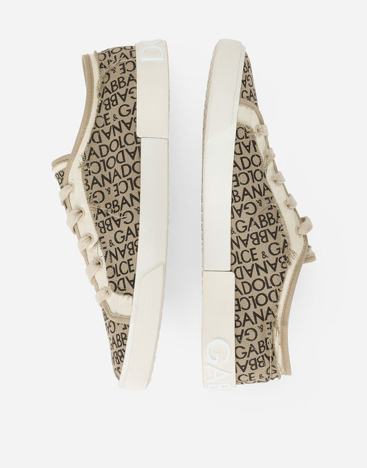 Zapatillas de lona estampadas Portofino Vintage