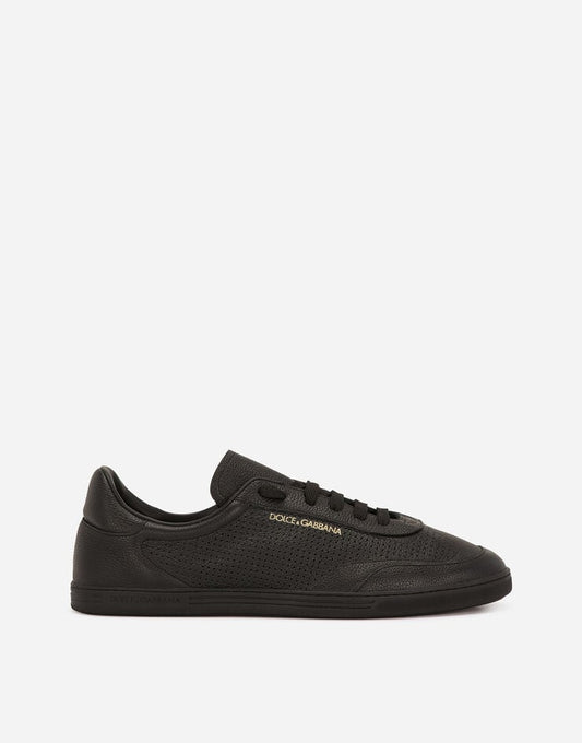 Zapatillas Saint Tropez de piel de becerro perforada