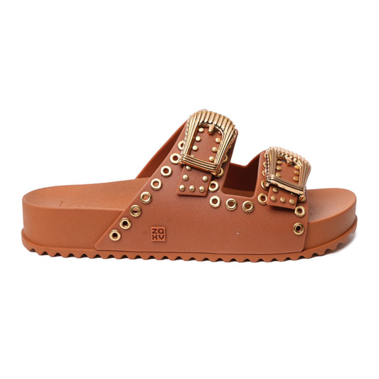 Zaxy Hold Ad Women's Beige Castor Sandals