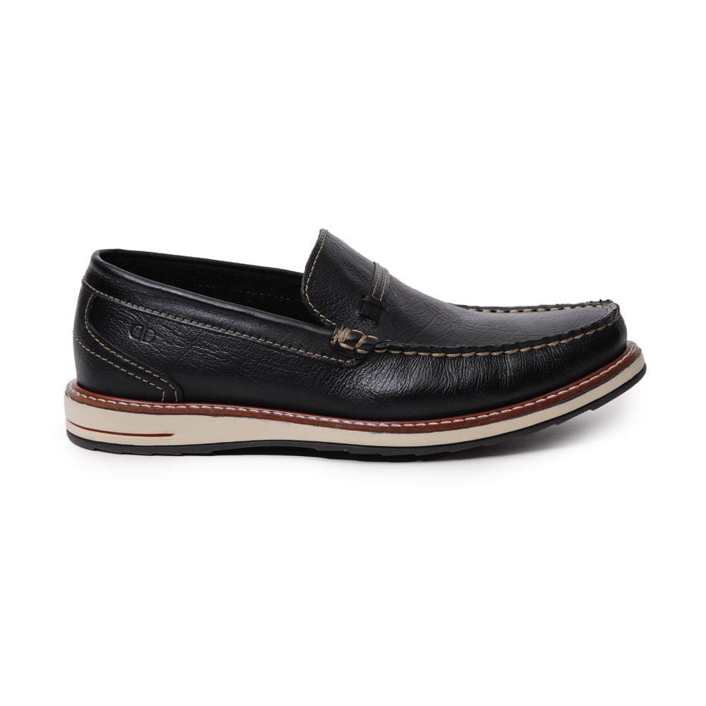 Democrata Oliver Metropolitan Loafers Preto para Homens