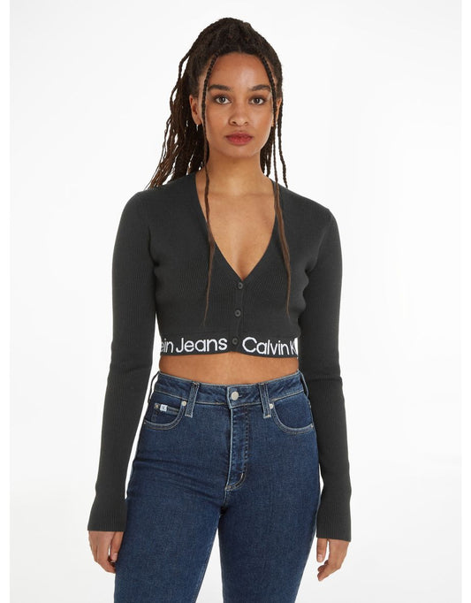 Maglione Calvin Klein Logo Intarsia XS