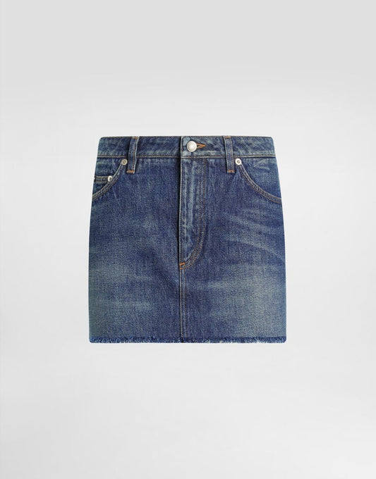 Minigonna in denim