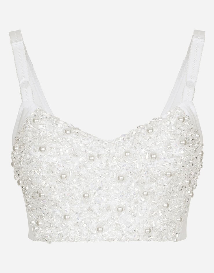 Top corsé Kim Dolce & Gabbana con pedrería