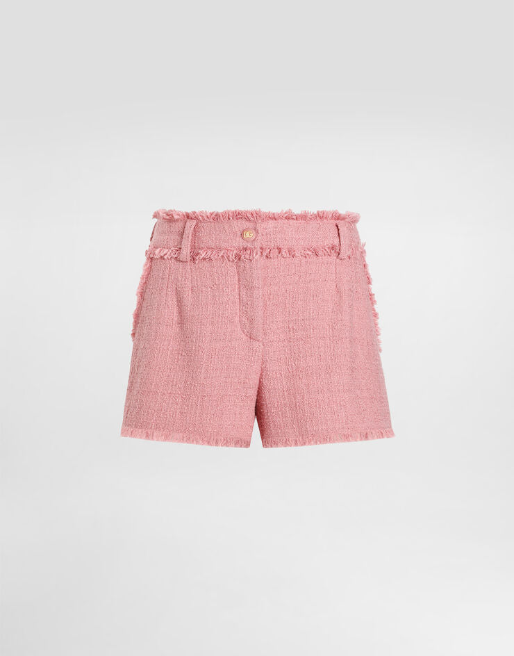 Pantaloncini in Raschel Tweed