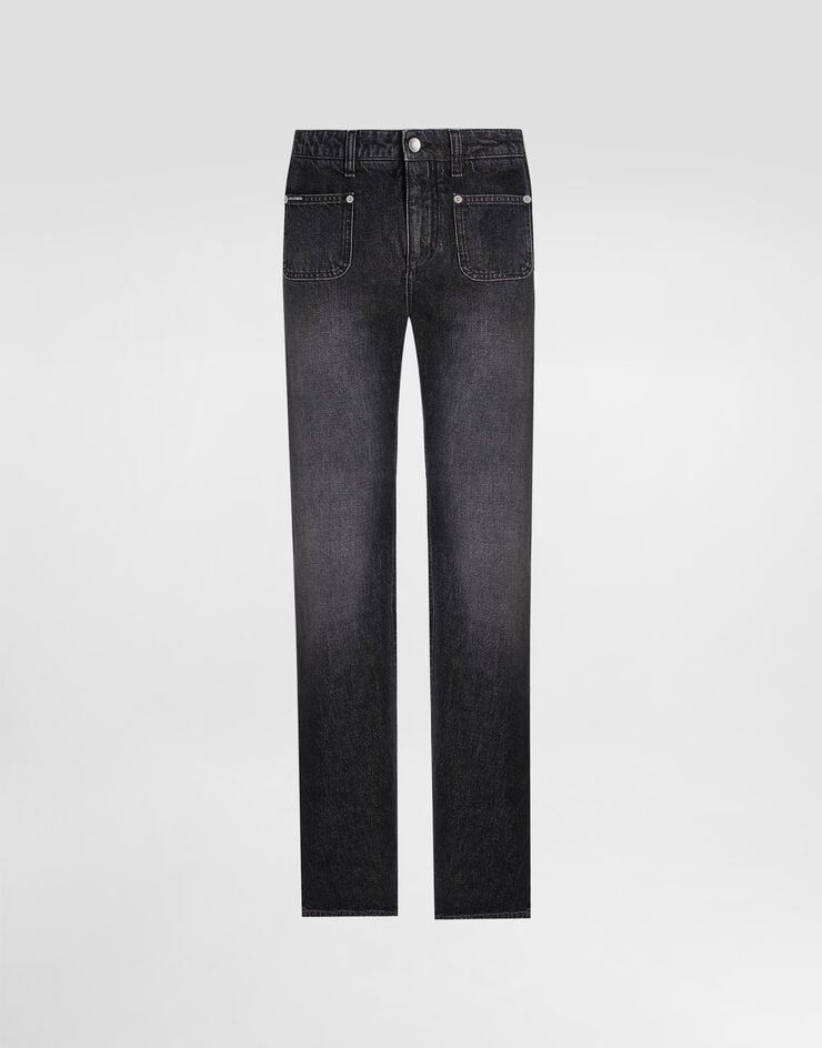 Jeans svasati in denim