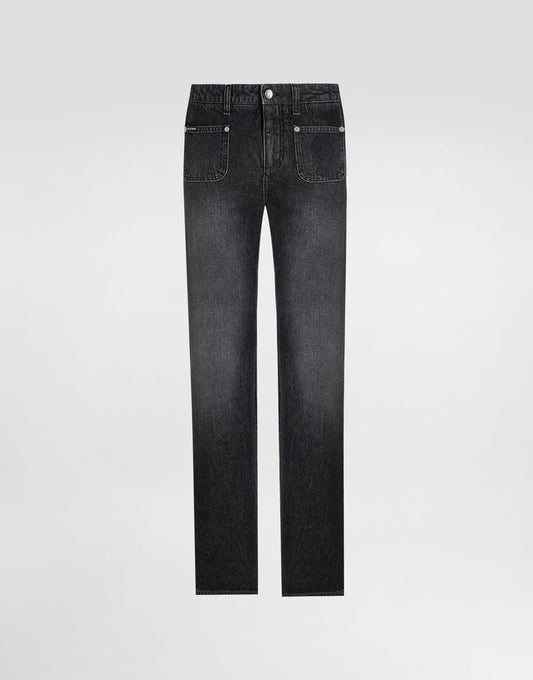 Jeans svasati in denim