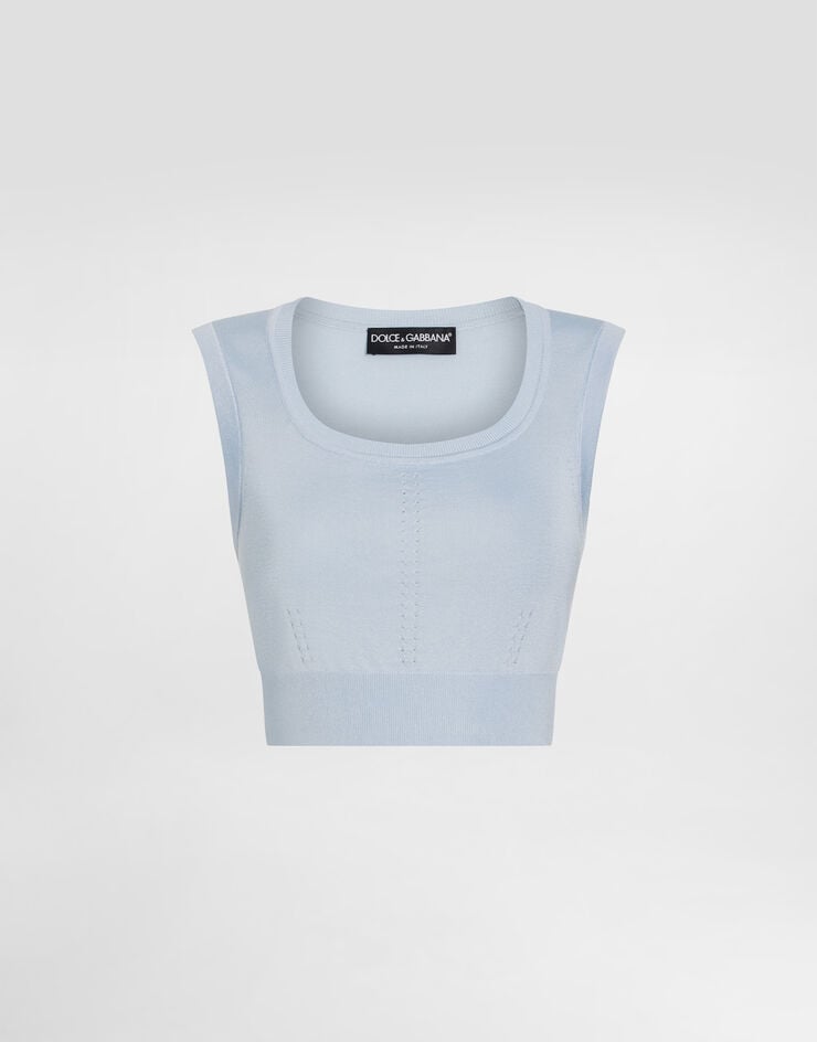 Camiseta de tirantes de seda