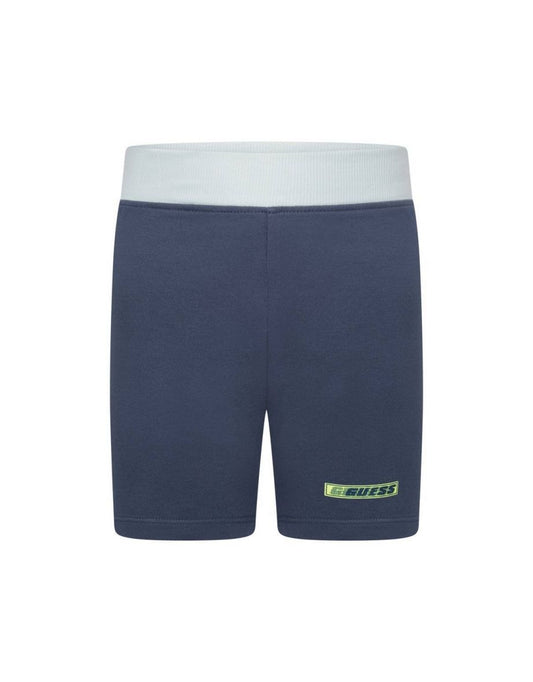 Shorts de algodão amarelo para meninos