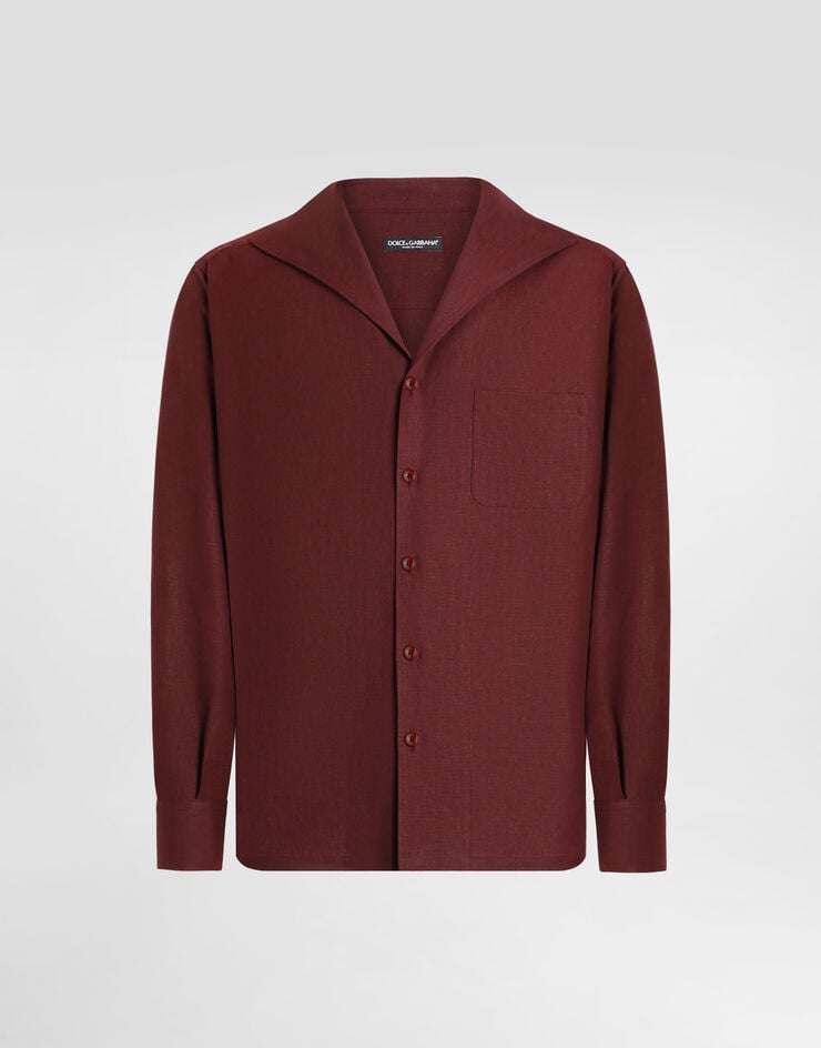 Camisa de lino de manga larga