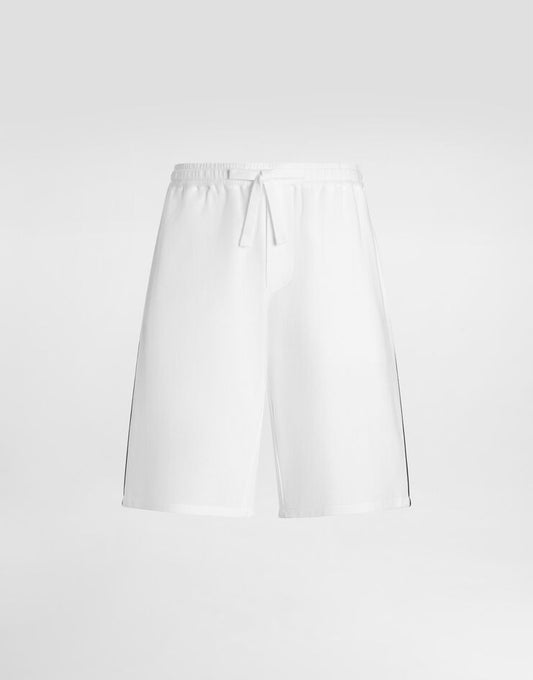 Pantaloni in piqué di cotone