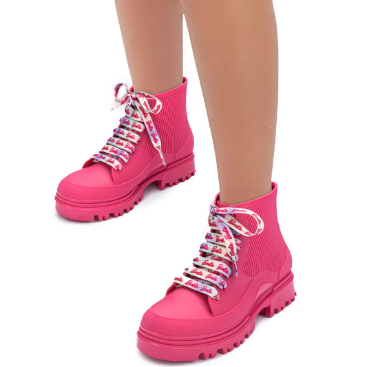Botas infantis Grendene Barbie Powerful Pink