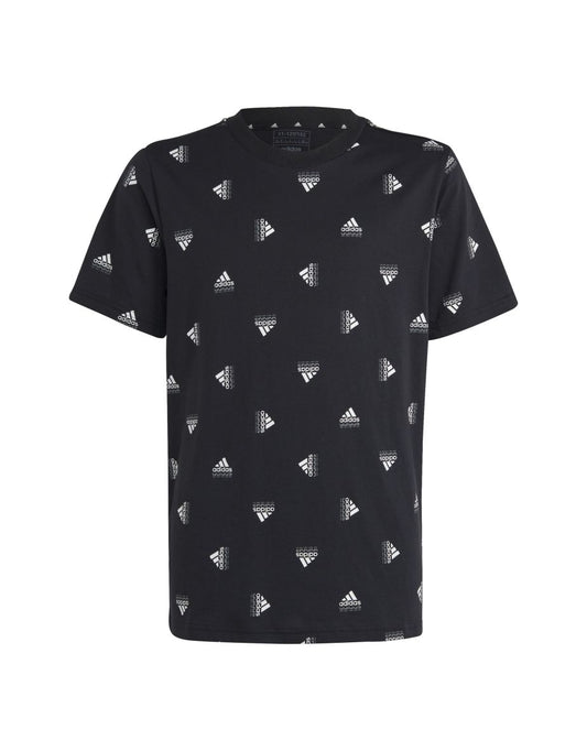Maglietta Brand Love con stampa alllover