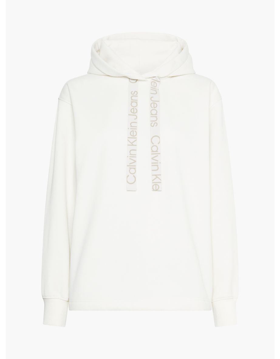 Felpa con cappuccio con logo Calvin Klein Jeans