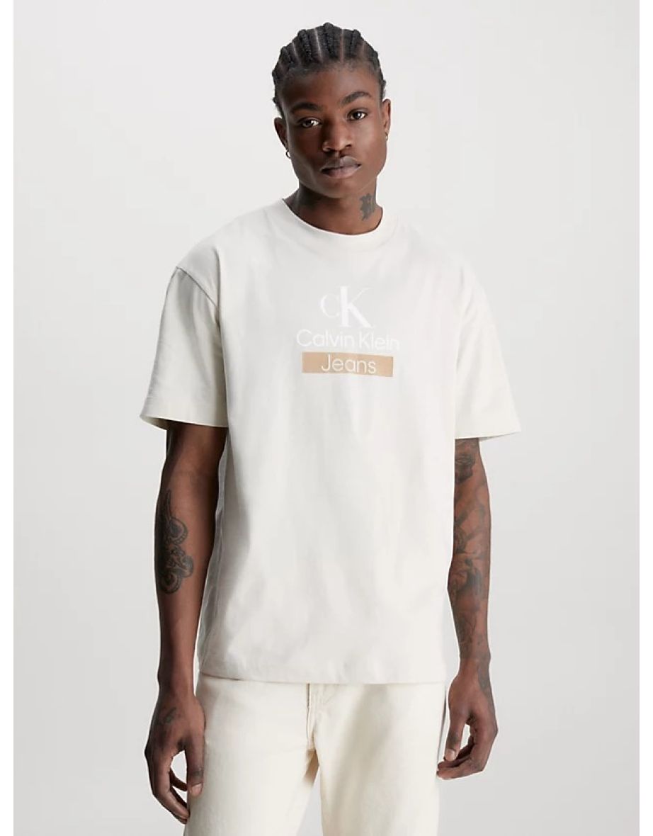 Camiseta Calvin Klein Jeans Stacked Archival