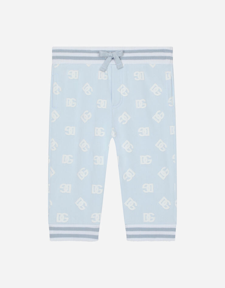 Pantaloni da jogging con stampa gommata del logo DG