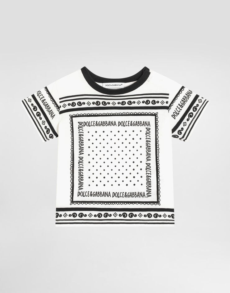 Maglietta in jersey con stampa bandana