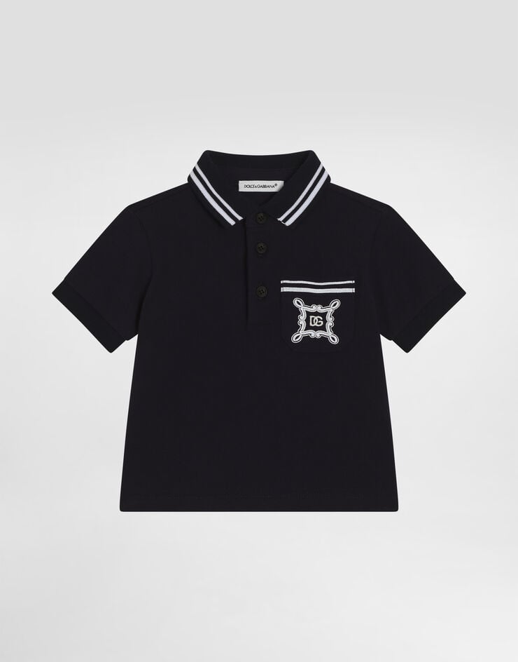 Piqué Polo Shirt with DG Logo