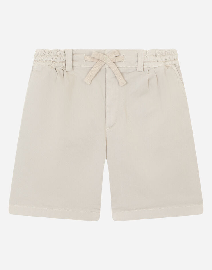 Shorts Drill tingidos com cordão