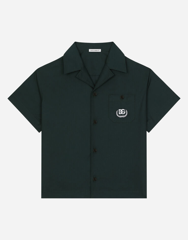 Camisa de popelina con logotipo DG