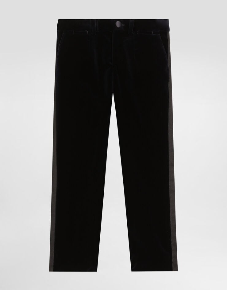 Pantaloni classici in velluto