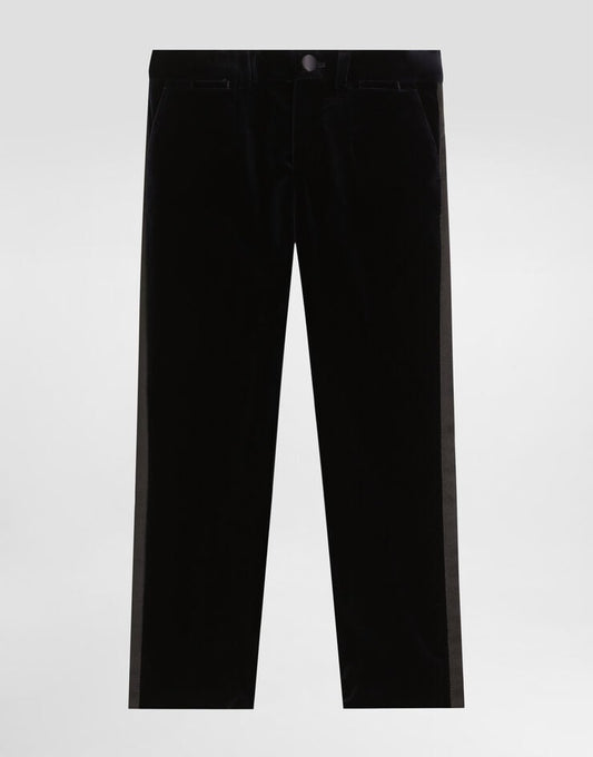 Pantaloni classici in velluto