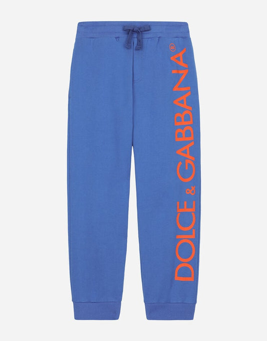 Calças de moletom com logotipo da Dolce & Gabbana