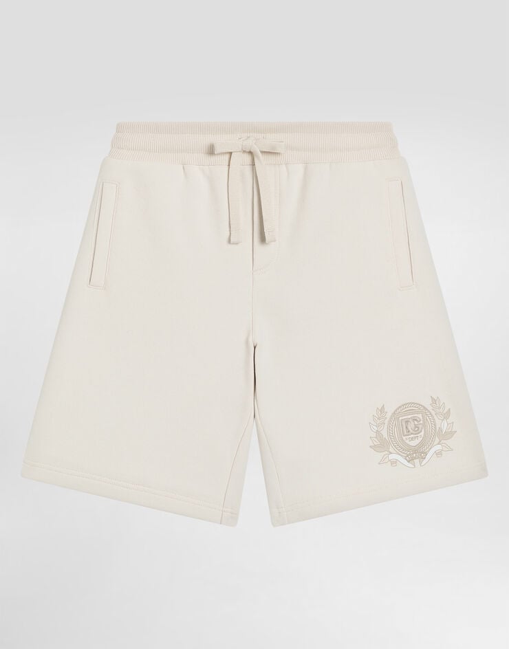 Shorts de lã com o logotipo da DG