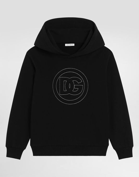 Sudadera con capucha y logotipo DG