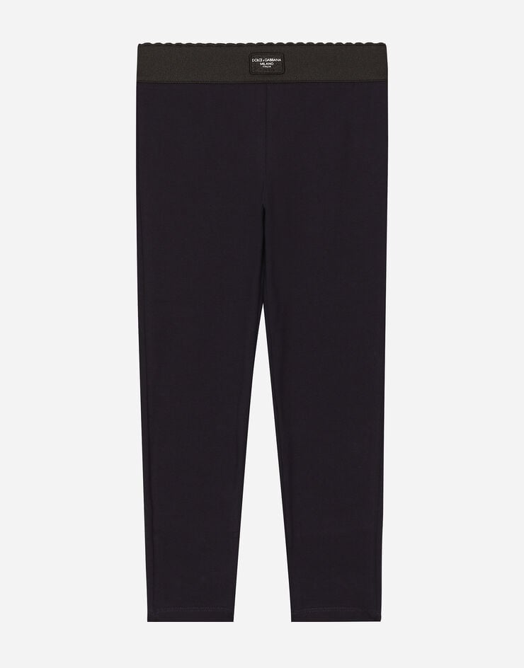 Leggings Interlock con etichetta con marchio