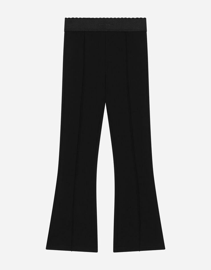 Pantaloni in jersey con logo Dolce & Gabbana