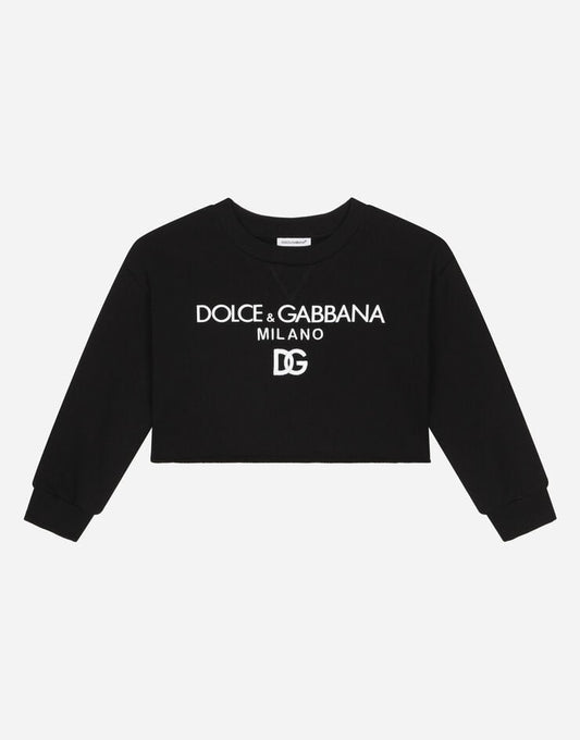 Sudadera de punto con bordado Dolce & Gabbana