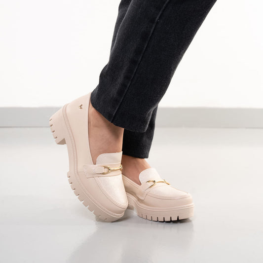 Mocassim feminino Mississipi Cream