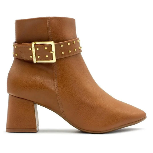 Stivale con tacco a blocco Vizzano Caramel con fibbia