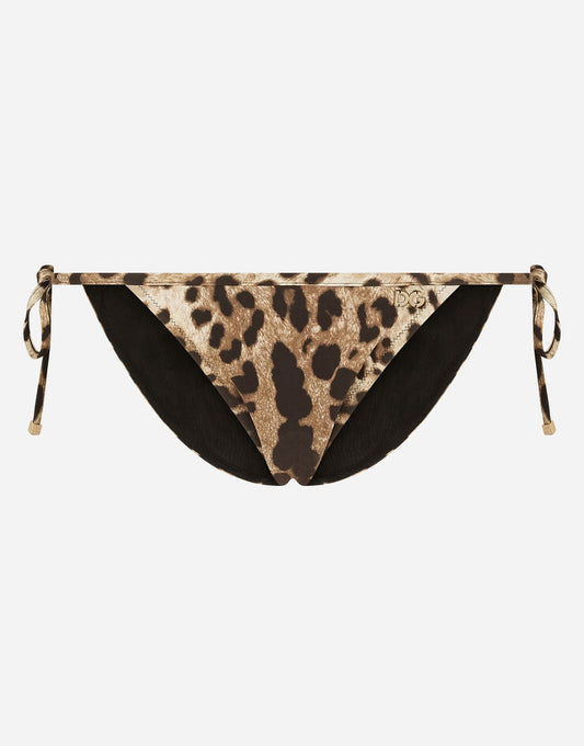 Bikini con stampa leopardo