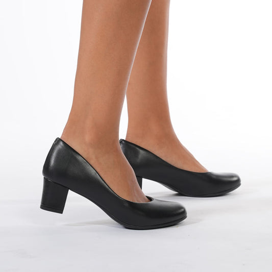 Scarpe Beira Rio da donna con punta tonda in nero