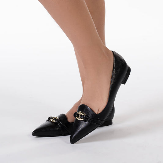 Vizzano Bailarinas con punta de mujer en negro